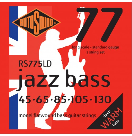 Strune Rotosound RS775LD strune za 5-strun bas kitaro - BRUŠENE